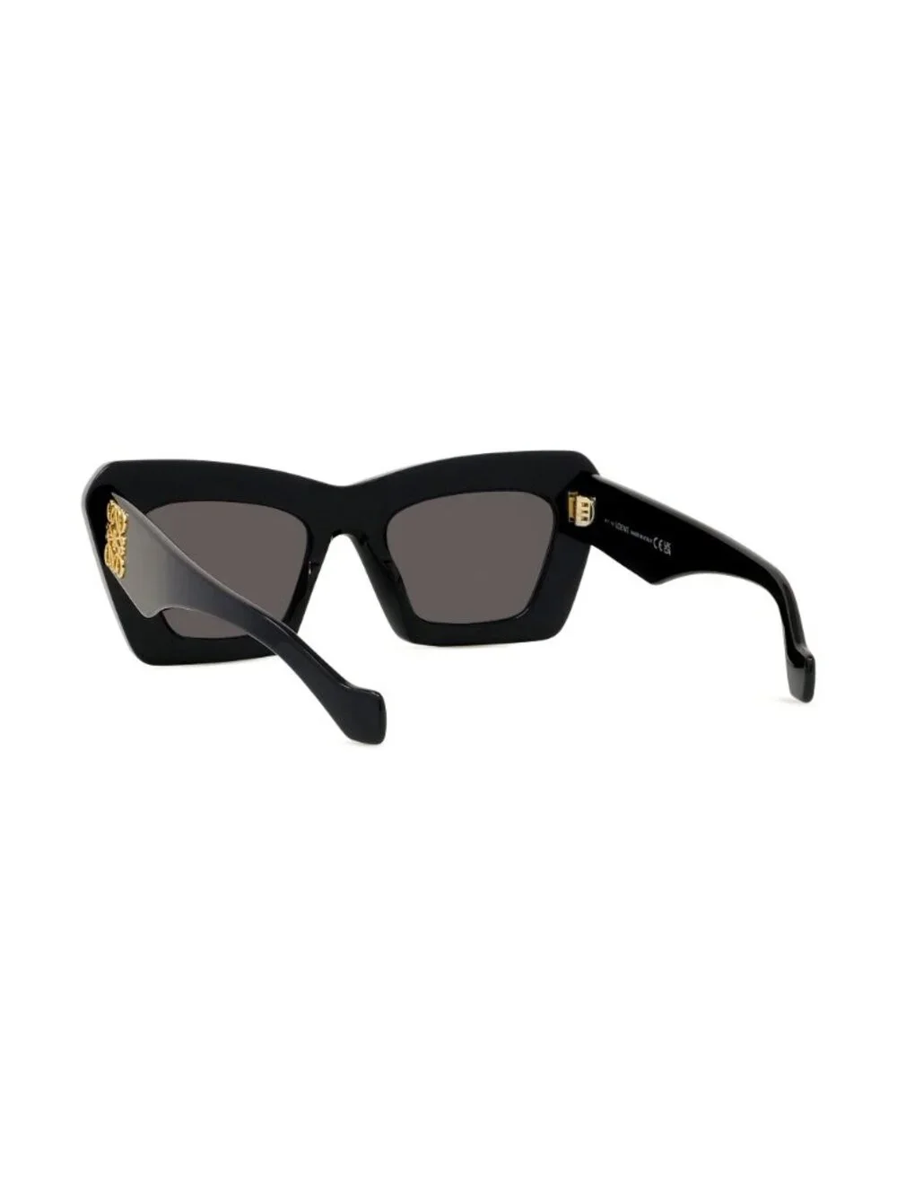 New LOEWE Women's Sunglasses Acetate Frame ANAGRAM LW40145I 01A 52 Black Cat Eye